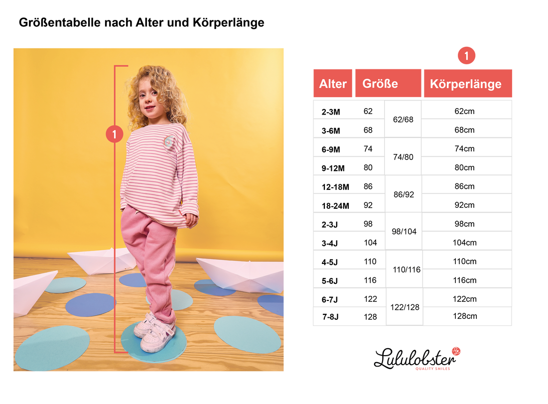 Größenratgeber 0–6 Jahre: So findest du die perfekte Passform