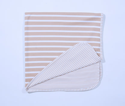 Premium Baby Wendedecke aus Bio-Baumwolle Sand