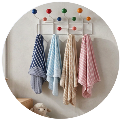 Premium Baby Wendedecke aus Bio-Baumwolle Sand