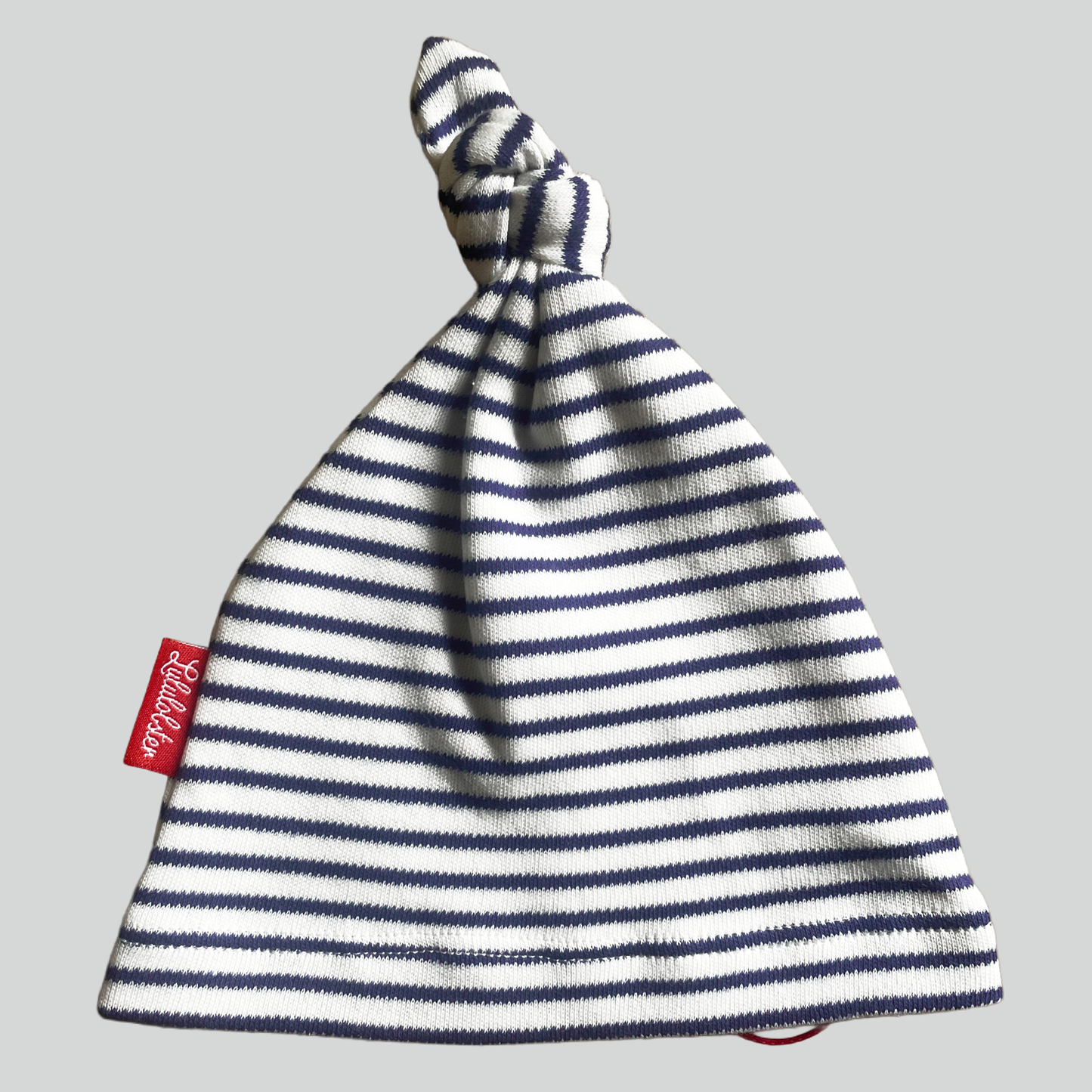 3-teiliges gestreiftes Babyset  in marine-offwhite, Stickmotiv " Krabbe"