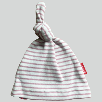 3-Teiliges Babyset gestreift in rosé-offwhite mit Stickmotiv  "Anker"