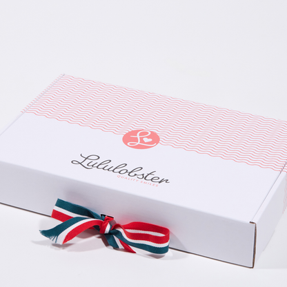 Baby-Geschenkset mit Babybody und Decke, Ankermotiv für Maedchen, Lululobster