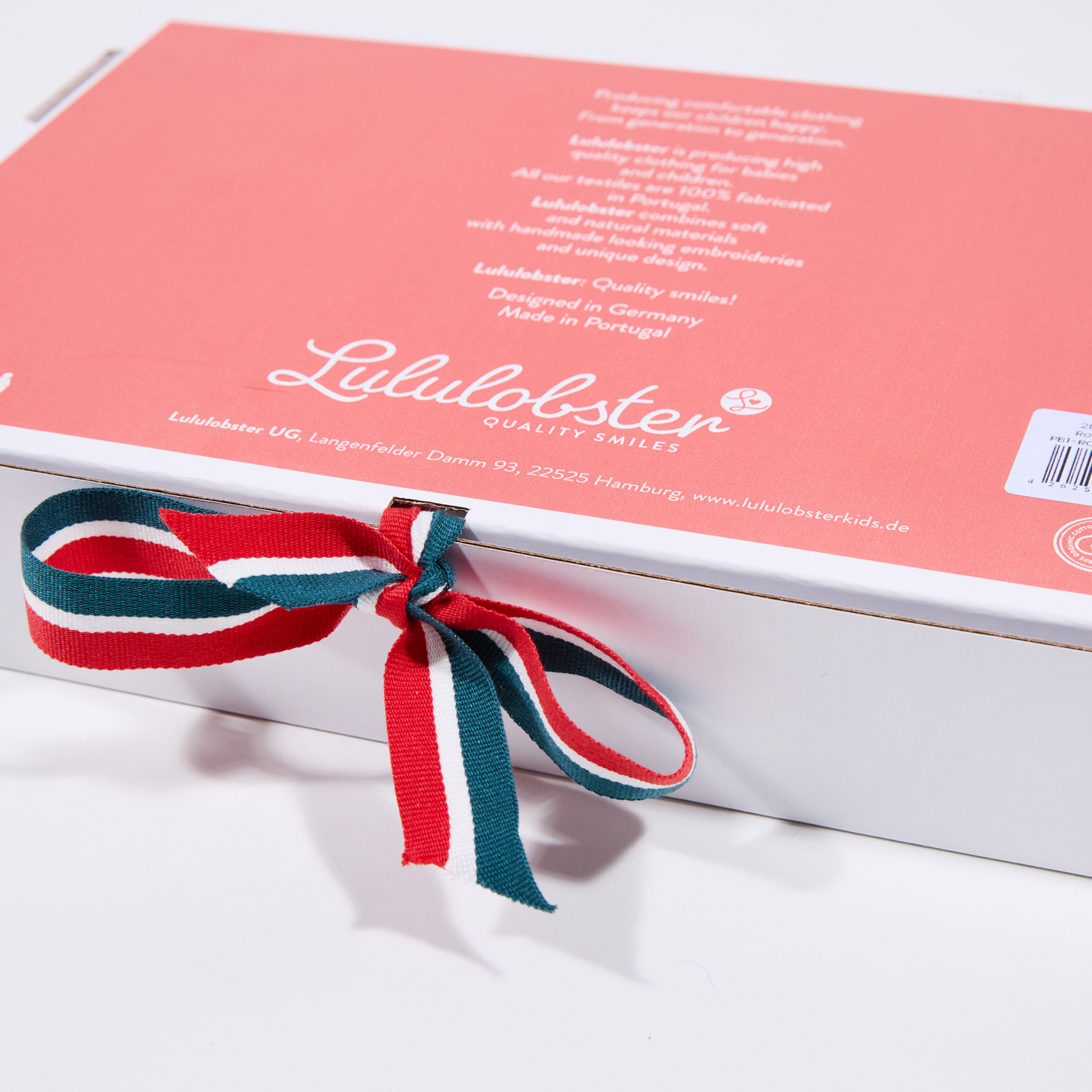 Baby-Geschenkset mit Babybody und Decke, Ankermotiv für Maedchen, Lululobster