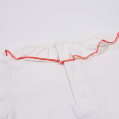 Langärmliges T-Shirt für Mädchen mit  Stickmotiv Gans Lululobster