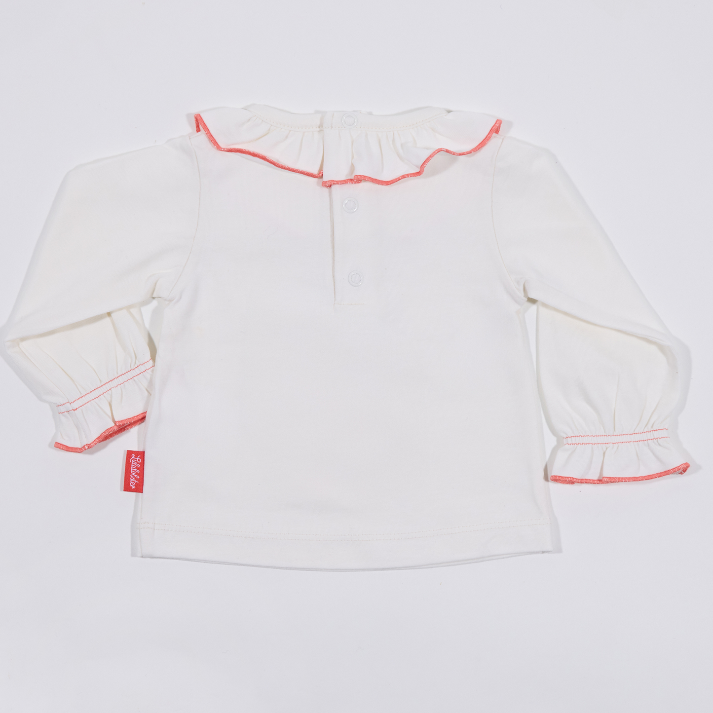 Langärmliges T-Shirt für Mädchen mit  Stickmotiv Gans Lululobster