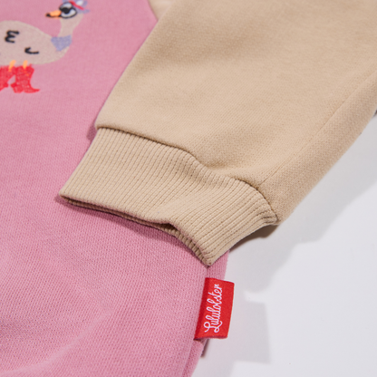 Sweatjacke, rose für Maedchen-Lululobster