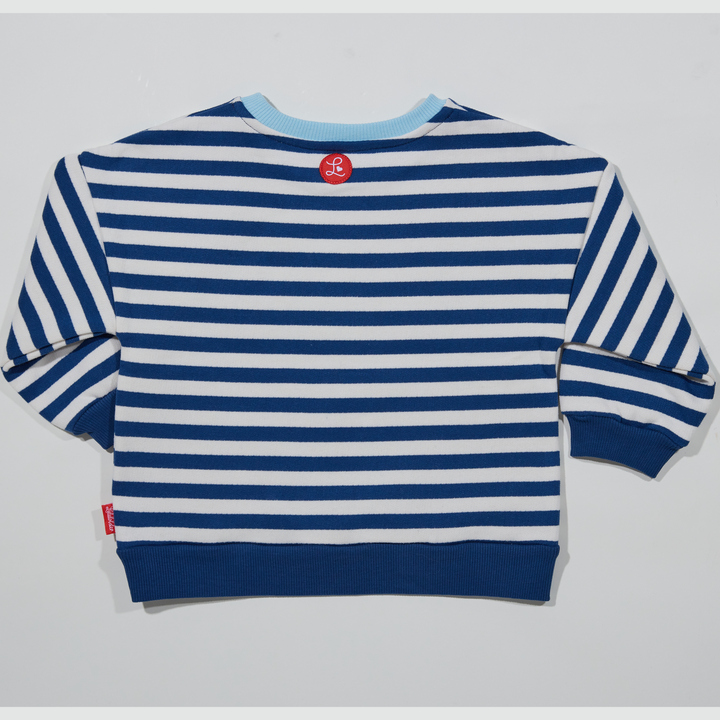 Gestreiftes, blaues Sweatshirt mit Geburtstagszahl für Jungen- Lululobster